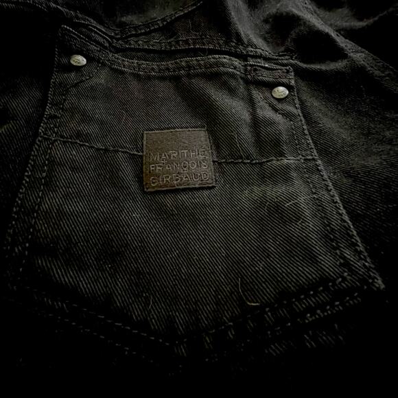 VTG Girbaud Marithe Francois Black Thick Jean Trucker Jacket Men Size XXL Y2K - Picture 10 of 12